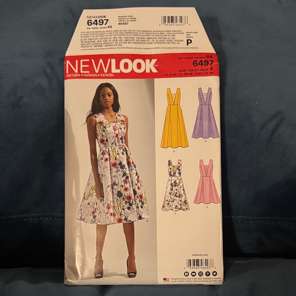 New Look Midi Dress Sewing Pattern UNCUT